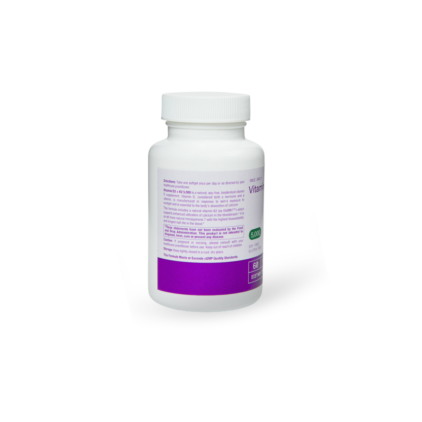 Vitamin D3+K2 (5,000 IU)