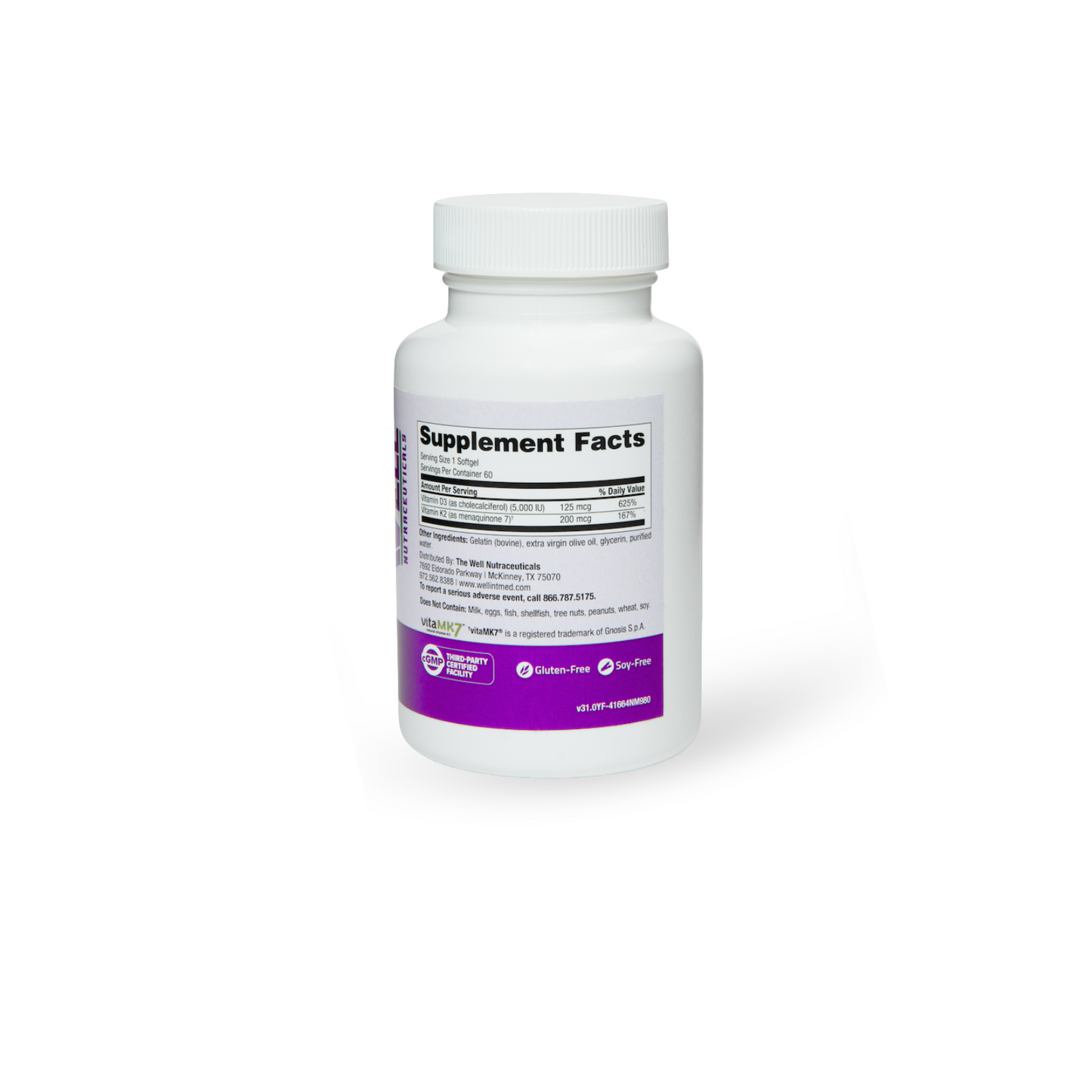Vitamin D3+K2 (5,000 IU)