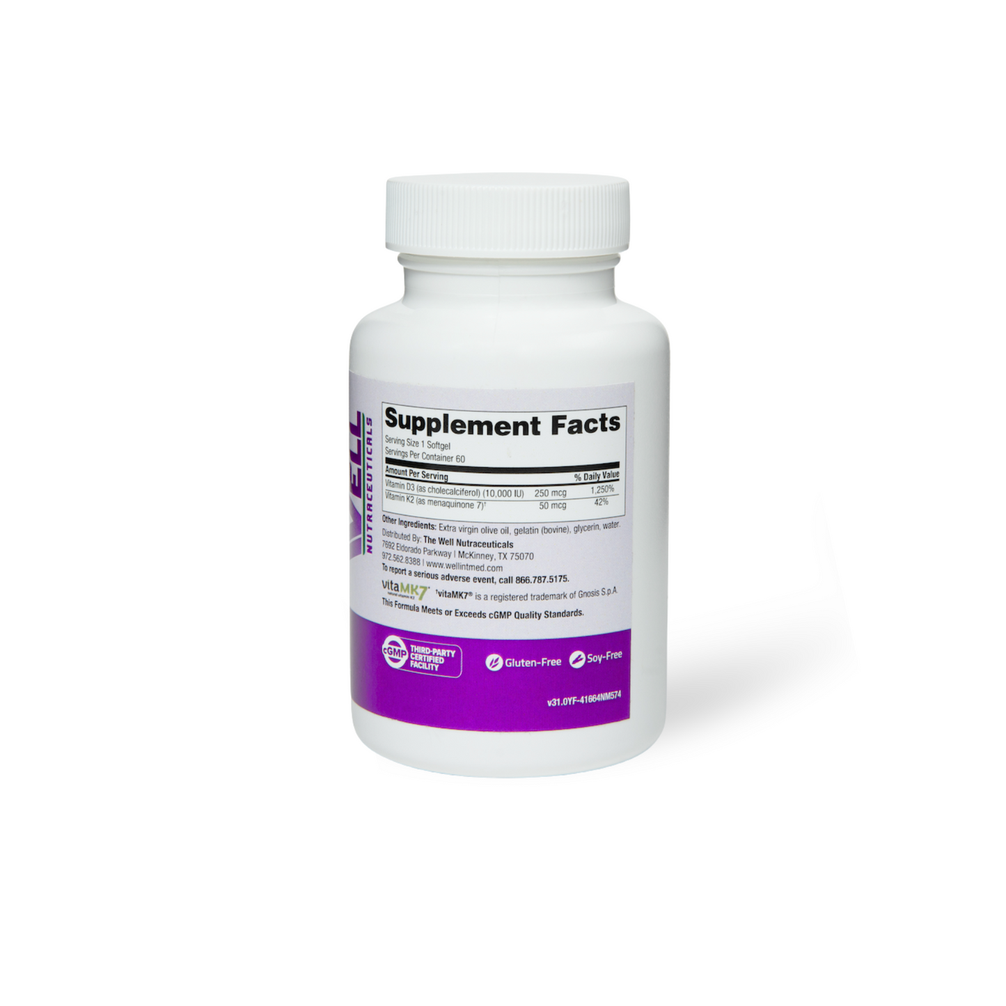 Vitamin D3+K2 (10,000 IU)