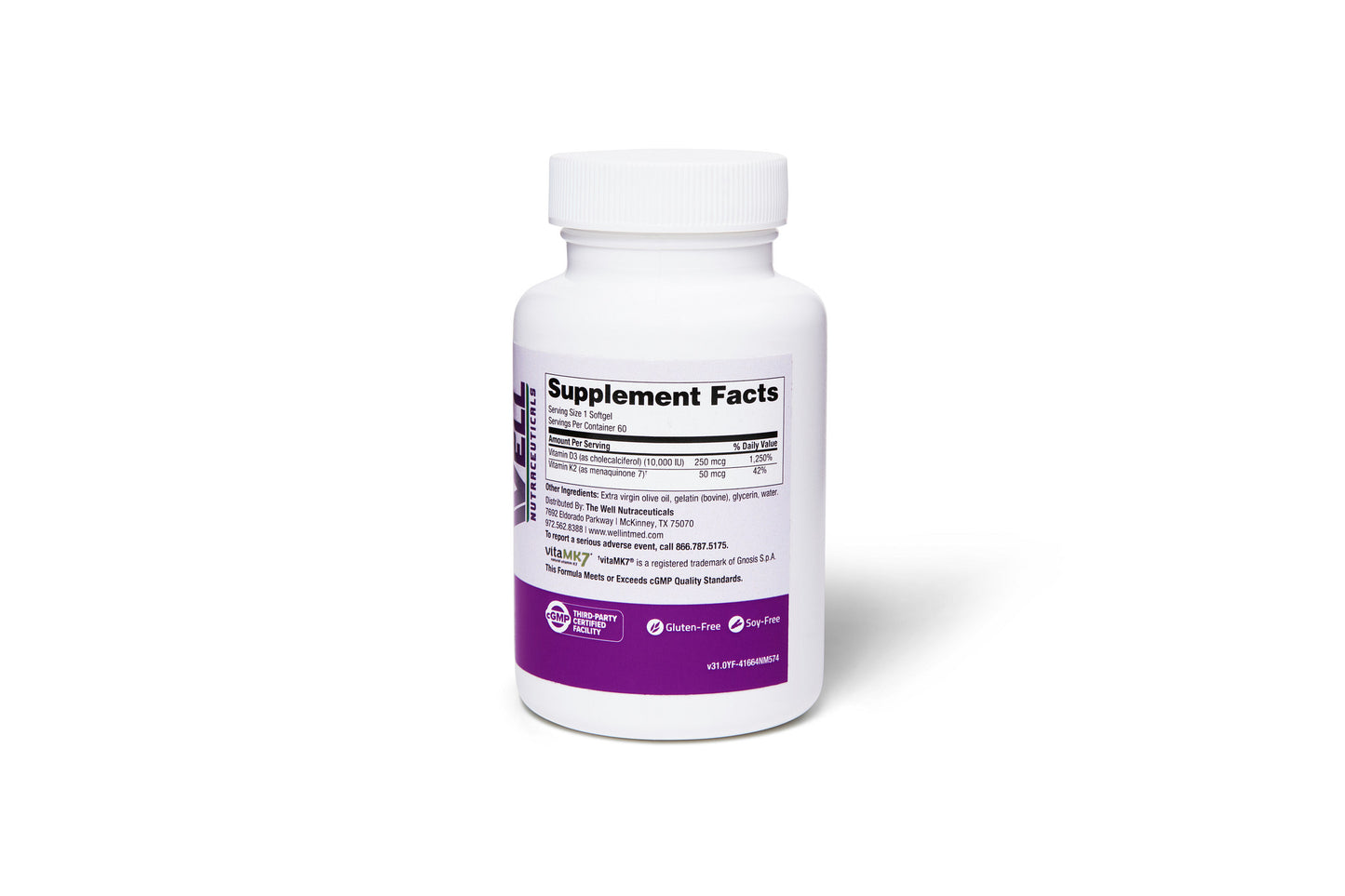 Vitamin D3+K2 (10,000 IU)