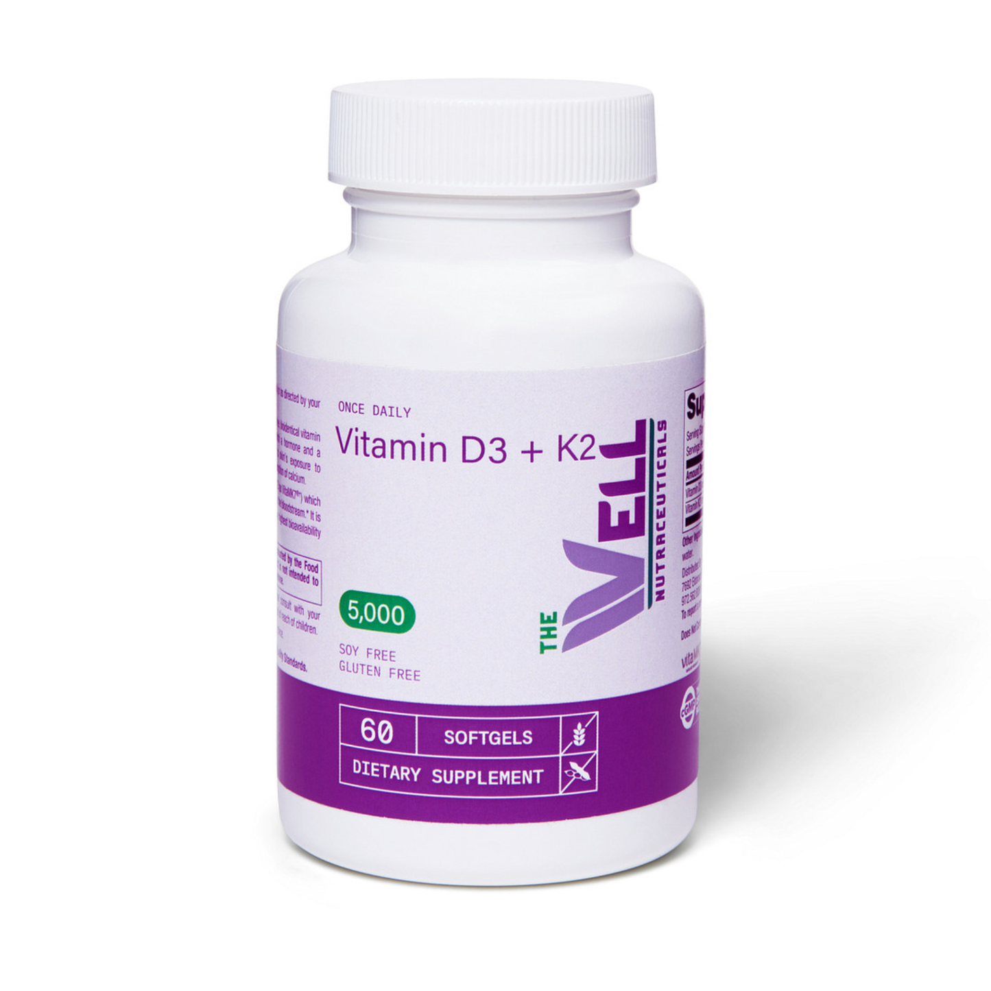 Vitamin D3+K2 (5,000 IU)